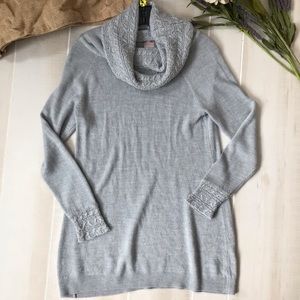 White Stag cowl neck long sleeve casual tunic sz M